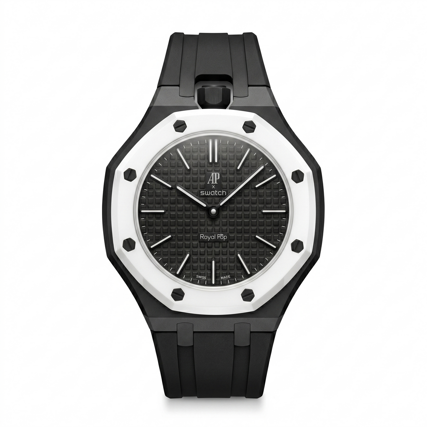 Audemars Piguet x Swatch "Ocho Negro" Black Rubber Strap