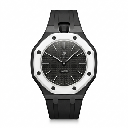 Audemars Piguet x Swatch "Ocho Negro" Black Rubber Strap