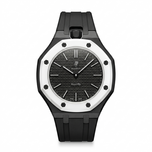 Audemars Piguet x Swatch "Ocho Negro" Black Rubber Strap