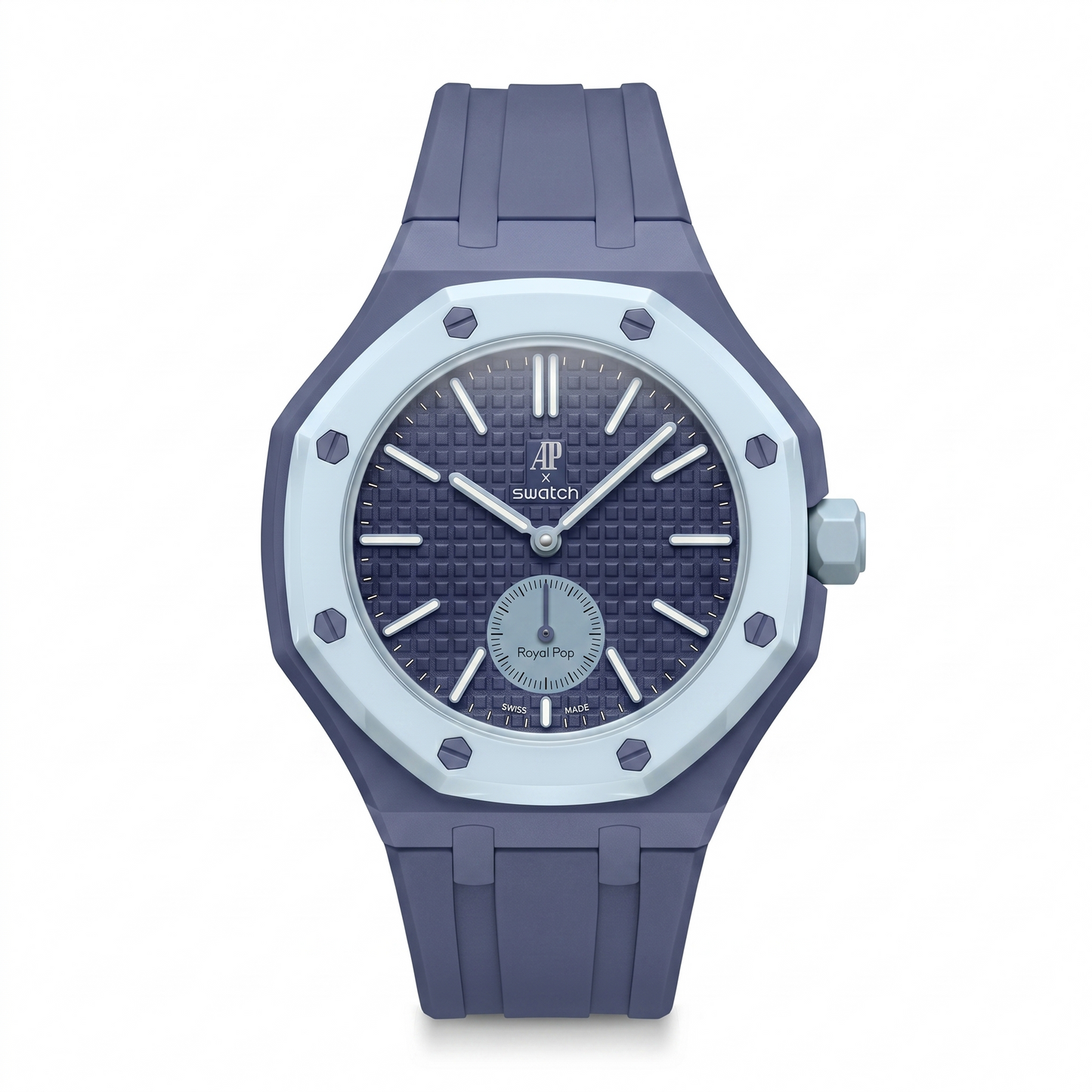 Audemars Piguet x Swatch "Lan Ba" Blue Rubber Strap