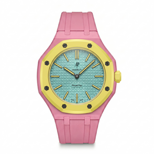 Audemars Piguet x Swatch "Otg Roz" Pink Rubber Strap