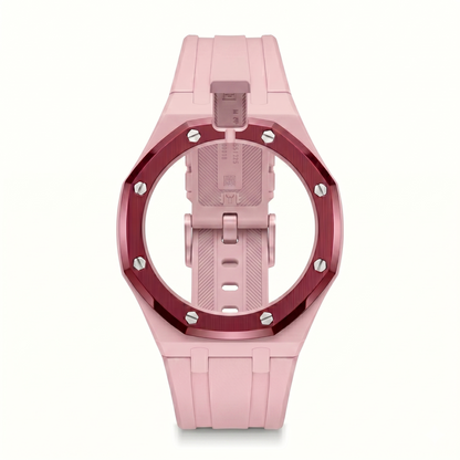Audemars Piguet x Swatch "Otto Rosso" Pink Rubber Strap